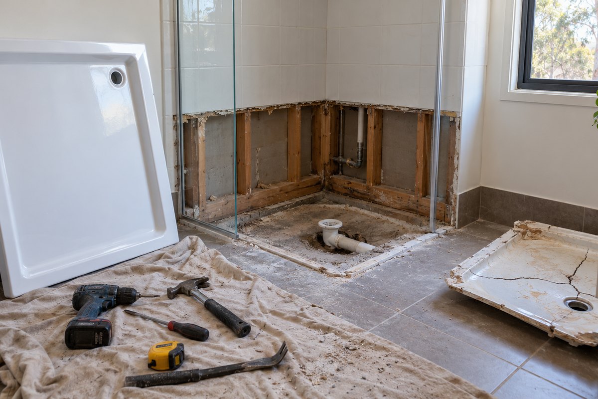 Illustrative photo for Shower base replacement in South Morang